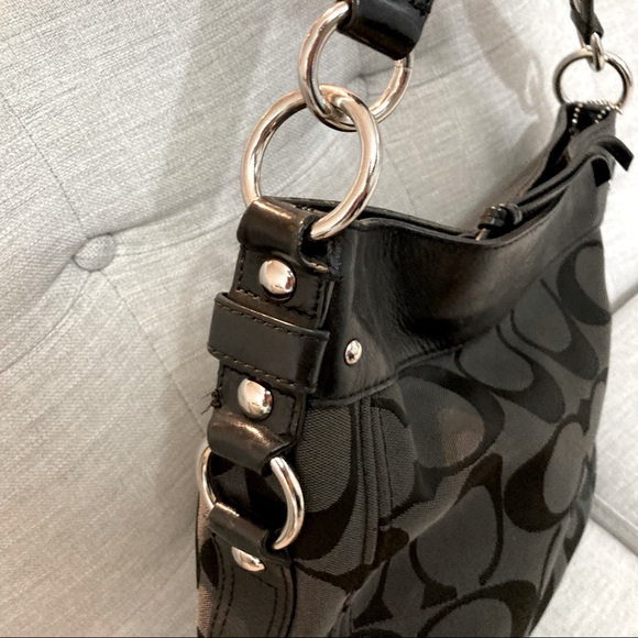 👜Classic Coach Hobo Shoulder Crossbody Bag Monogram 'Tabby'👜 - Picture 5 of 8